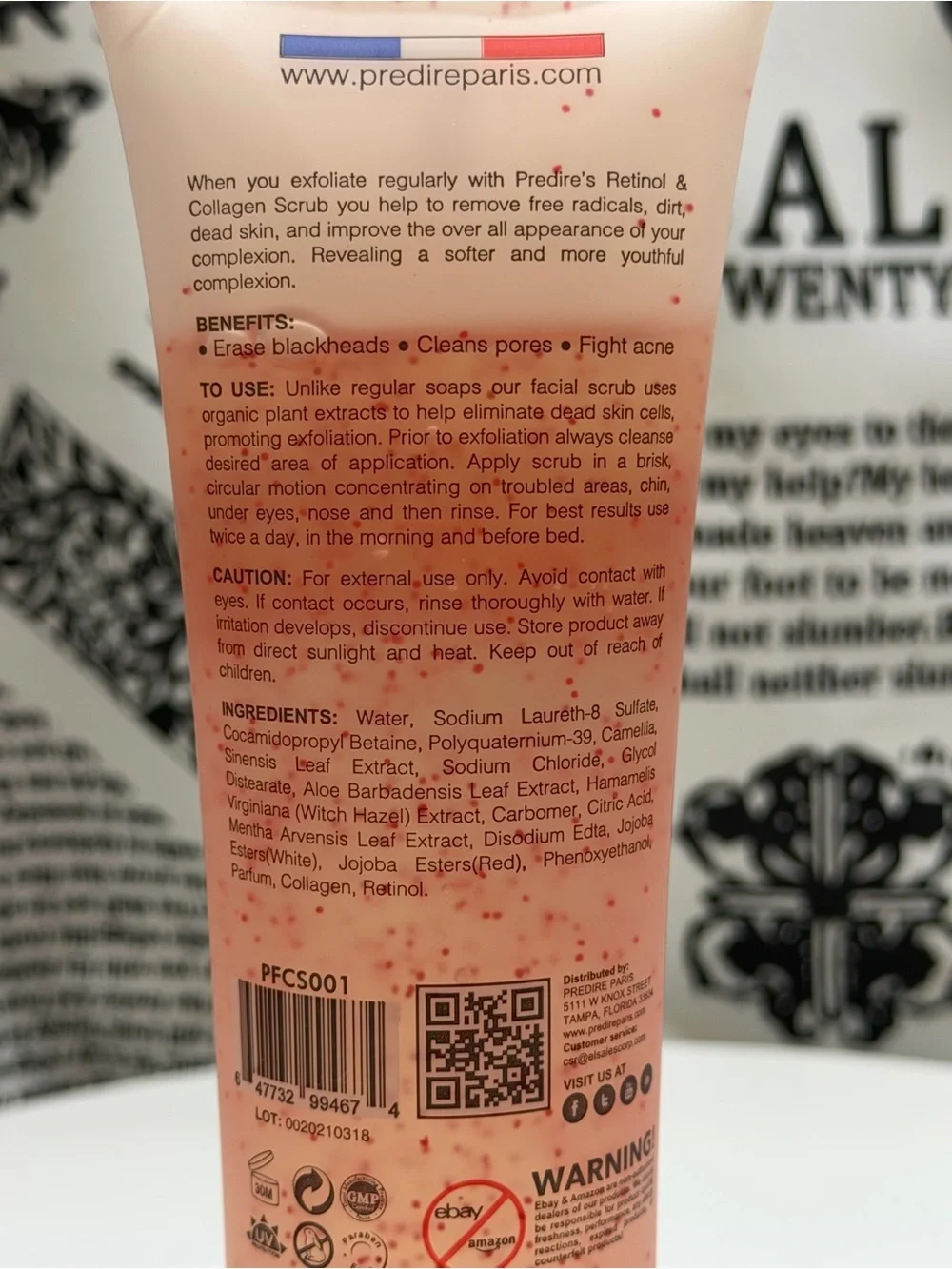NWT PREDIRE PARIS Triple Acting Facial Cleansing Scrub